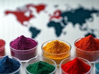 Globale Lieferkette für Pigmente